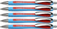 Schneider Schreibgeräte Schneider Kugelschreiber – Slider Rave – Feder xb – Strichstärke 1,4 mm – rot – 5 Stück – S-132502-5