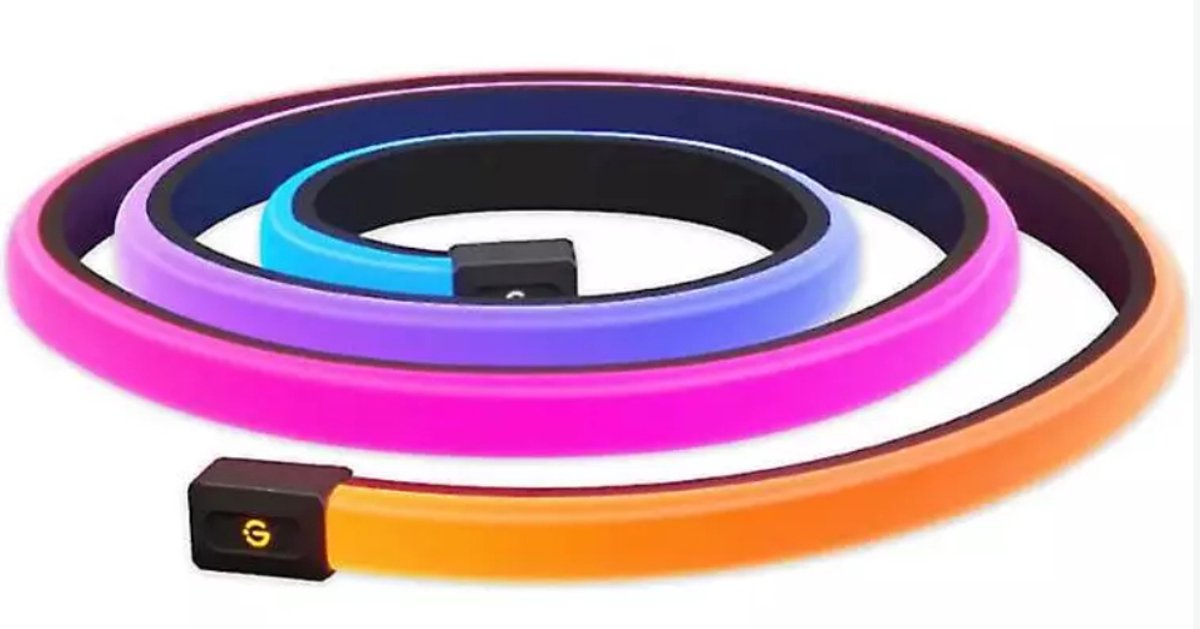 Govee Neon-Gaming-Tischleuchte – 2 m H61C2 LED-Streifen Komplettset 24 V, 100 V, 240 V RGB 1 Stück(e)