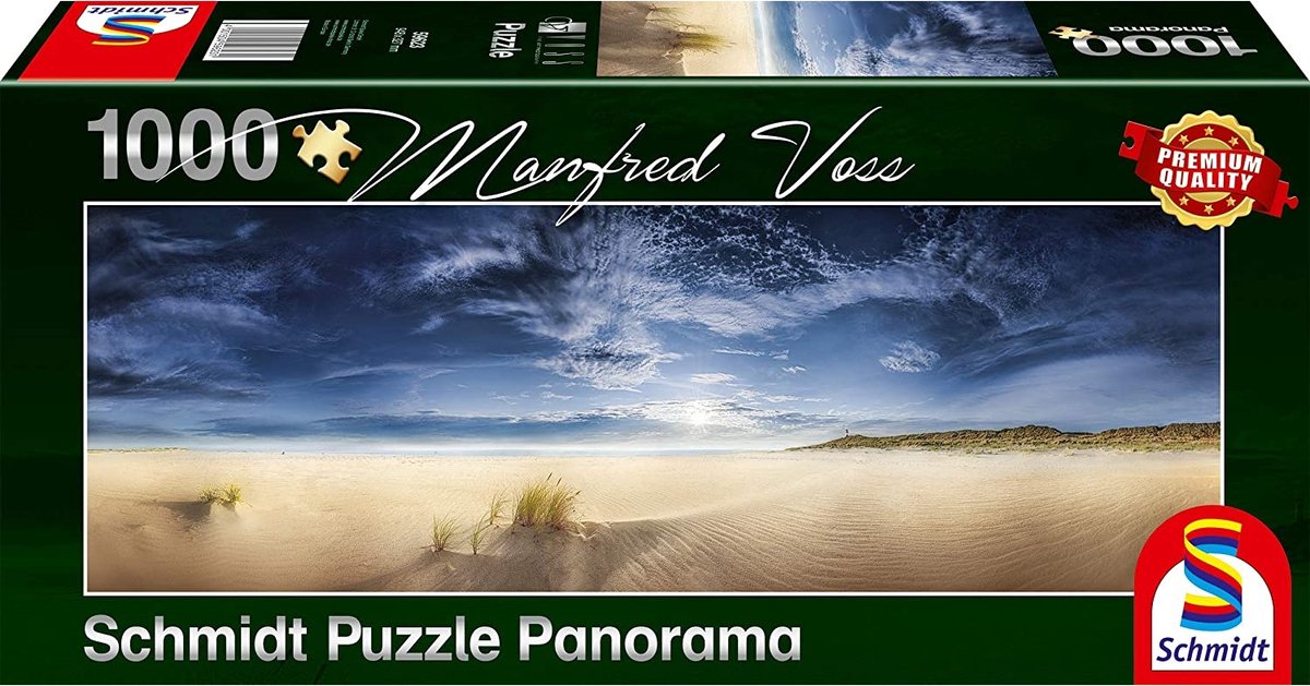 Schmidt Puzzle Sylt Karton blau braun 1000 Teile