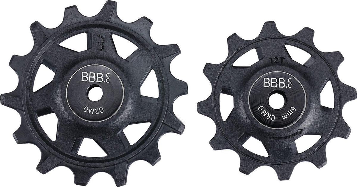 BBB Fahrrad-Umwerferräder SRAM – 12-Gang-Umwerferräder – langlebig – schwarz – 12 Zähne 14 Zähne – Rollerboys 12 Zähne-14 Zähne SR BDP-07