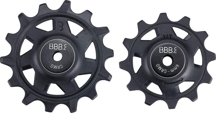 BBB Fahrrad-Umwerferräder SRAM – 12-Gang-Umwerferräder – langlebig – schwarz – 12 Zähne 14 Zähne – Rollerboys 12 Zähne-14 Zähne SR BDP-07