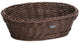 Westmark Salen Korb oval 26x19x8cm – brauner Aufbewahrungskorb aus Kunststoff.