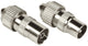 Hama Koax-Set Metallstecker-Kupplung schraubbar