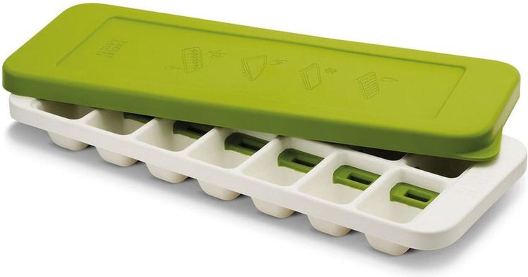 Joseph Joseph QuickSnap Plus Eiswürfelform mit Deckel – 14 Stück – Grün