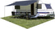 Eurotrail-Schiebedach – Markise – 400 x 240 cm – Marineblau