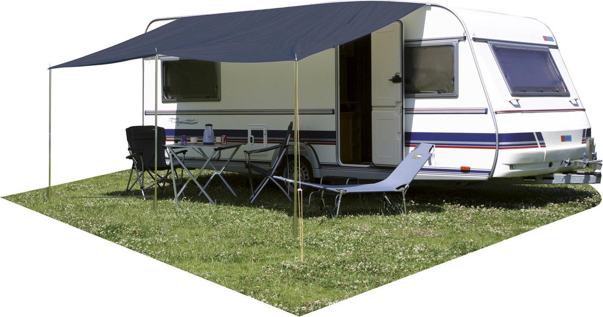 Eurotrail-Schiebedach – Markise – 300 x 240 cm – Marineblau