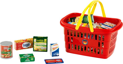 Klein Toys Spielzeugladen Einkaufskorb mit deutschen Produkten