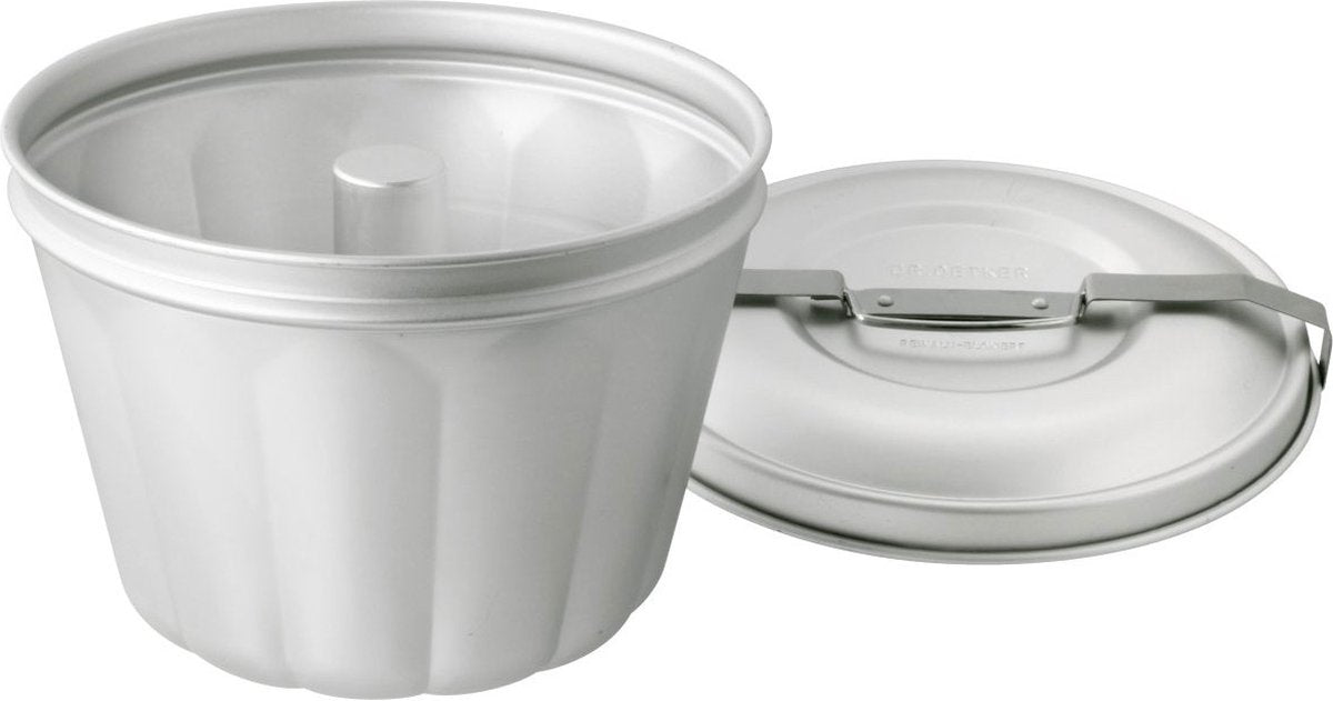 Dr. Oetker Dampfgarer für Puddingdesserts – Aluminium – ø21 x 165 cm