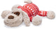 Beeztees Weihnachts-XL-Kuscheltier Komet – Hundespielzeug – Plüsch – weiß rot – 45 x 46 x 13 cm