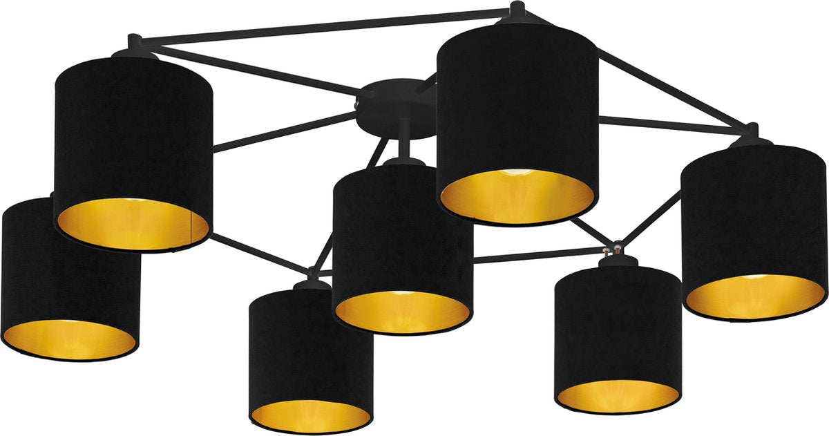 Eglo Staiti Deckenleuchte – E27 – ø 84 cm – Schwarzgold