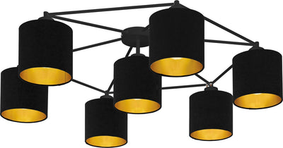 Eglo Staiti Deckenleuchte – E27 – ø 84 cm – Schwarzgold