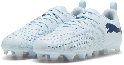 Puma Future 9 Play FG AG Jr Unisex-Sportschuhe – eisblau-blaues Juwel