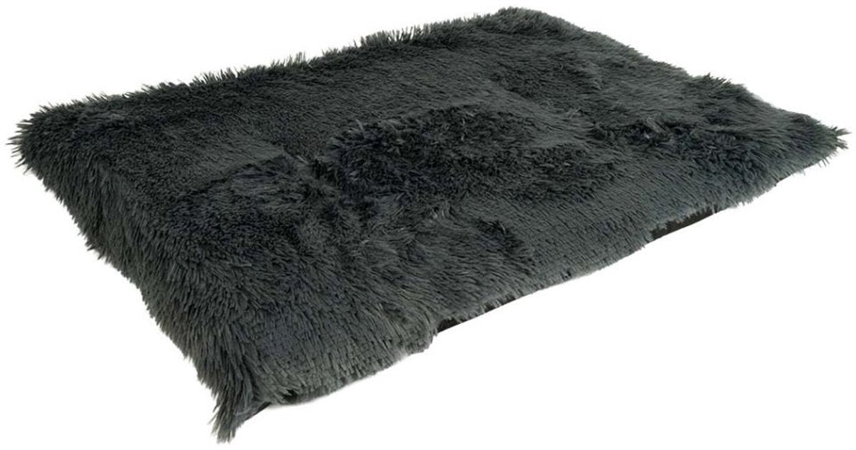 Duvo plus snug - Bankkissen - m - 76x53x7cm - dunkelgrau - weich - waschbar