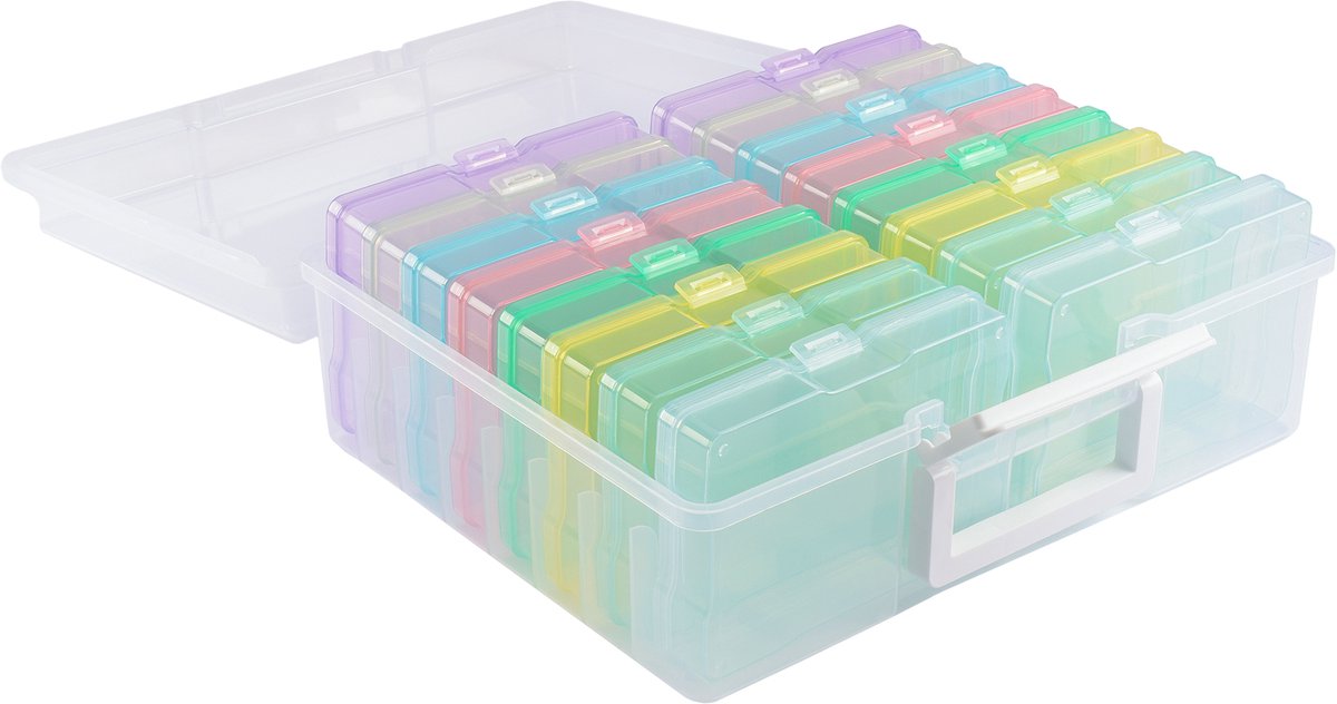Vaessen creative • Aufbewahrungsbox mit 16 Pastellkassetten