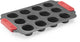 Lékué Backform 12 Mini-Muffins – antihaftbeschichtet – grau