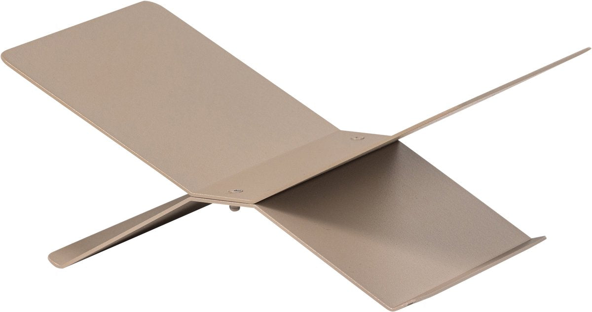 Woood Brook Bücherständer liegend - Metall - Sand - 12x29x17