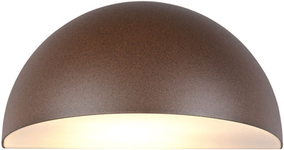 Trio Maas - Wandleuchte - Rostfarbe - exkl. 1x E27 4,9 W - Wandmontage - Außenbeleuchtung - IP44