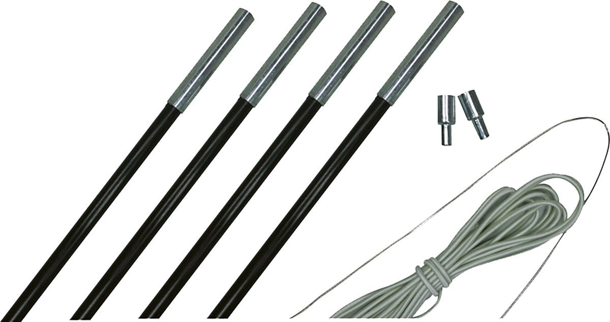 Eurotrail-Faserstangen-Set – 9,5 mm – 450–500 cm