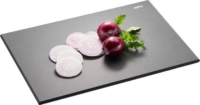 Gefu Slize kleines Schneidebrett 30 x 20 cm – langlebiges Schneidebrett aus Holzverbundstoff – doppelseitig