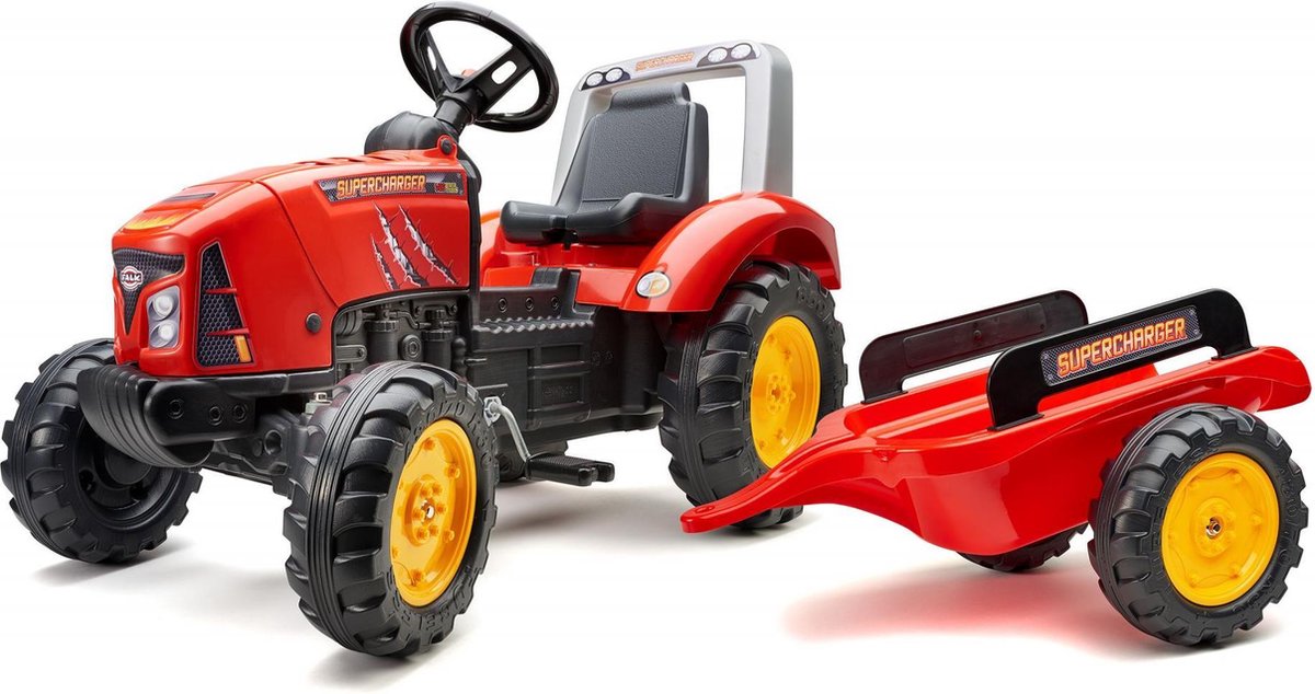 Falk Kompressor – Jungen – Rot – Trettraktor