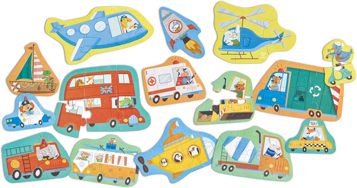Hape Räder und Wunder-Puzzle