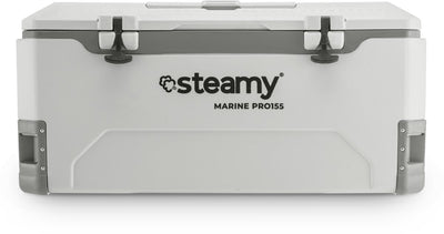 Steamy Marine Pro 155 – große Kühlbox – maritime Kühlbox – 155 Liter – weiß