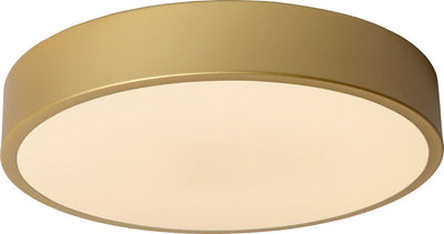 Lucide unar - Deckenleuchte (Deckenleuchte) - ø 30 cm - LED 3 Stufendimmung - 1x18w 2700k - mattgoldenes Messing