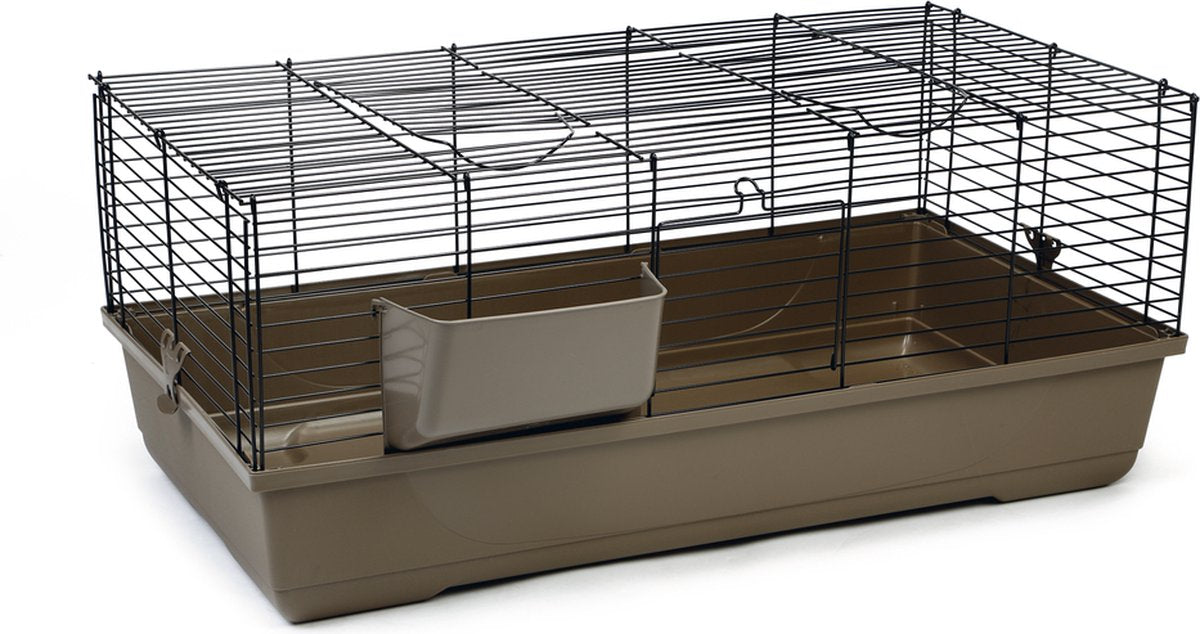 Beeztees Baldo – Kaninchenkäfig – Mokka – 100 x 53 x 46 cm