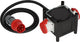 Brennerstuhl Kompakt-Gummi-Stromverteiler Gummiverteiler (2m Kabel, 2x Cee 400V 32a, Baustelleneinsatz und dauerhafter Außeneinsatz, Made in Germany)