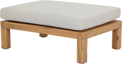 Vtwonen Relax Gartenhocker Beistelltisch – Akazienholz – Natursand – 40 x 90 x 60