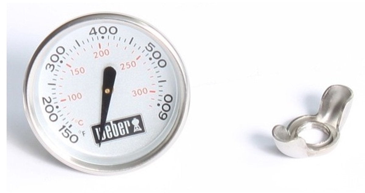 Weber-Thermometer mit Flügelmutter für Holzkohlegrill