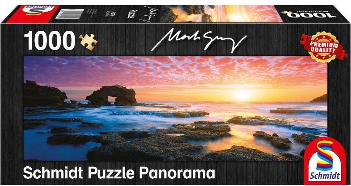 Schmidt-Puzzle - Bridgewater Bay-Sonnenuntergang - Panorama - 1000 Teile