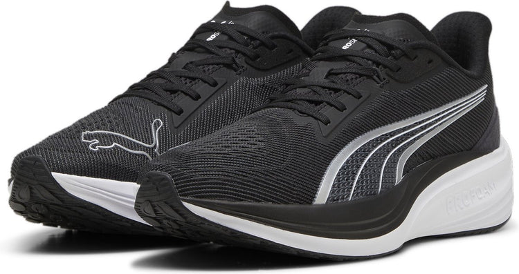 Puma Darter Pro Unisex-Sportschuhe – Schwarz-Weiß