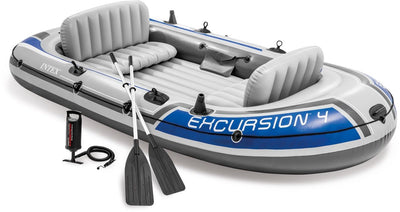 Intex Exkursion 4 Schlauchboot-Set – 4 Personen