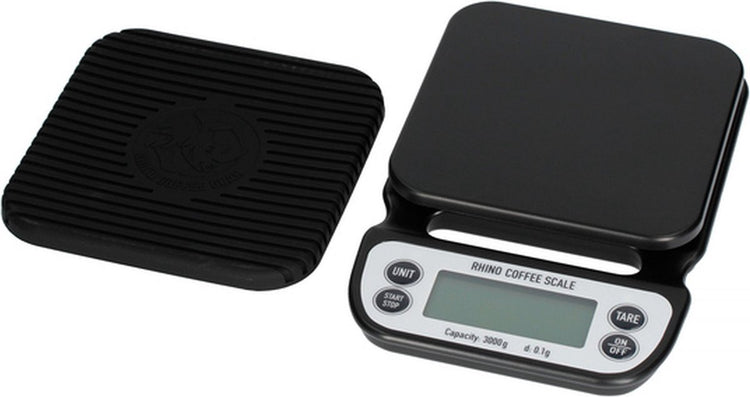 Rhinowares Rhino Coffee Gear () Brühwaage 3 kg 0,1 g – Timer – Tara