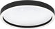 Eglo connect.z montemorelos-z intelligente Deckenleuchte – ø 42 cm – Schwarz und Weiß – einstellbares RGB-Weißlicht – dimmbar – ZigBee