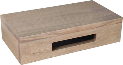 Differnz Brunnenregal 40x25x10cm Rechteck mit Handtuchhalter Eiche