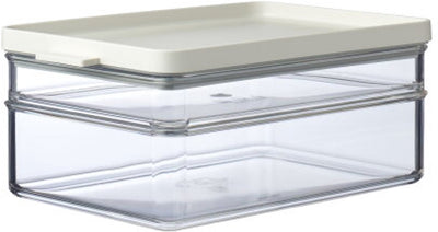 Mepal Omnia Frühstücksbox – 2-teilig. 500 ml + 1200 ml – Frischhaltedose – Nordic White