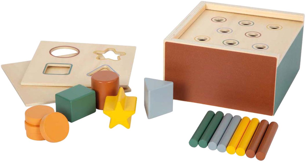 Kleiner Fuß - Montessori-Formspiel aus Holz fsc