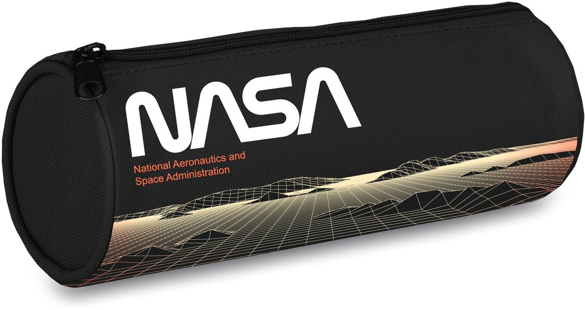 Lannoo Graphics – NASA-Federmäppchen, rund, 23 cm, schwarzer Mond