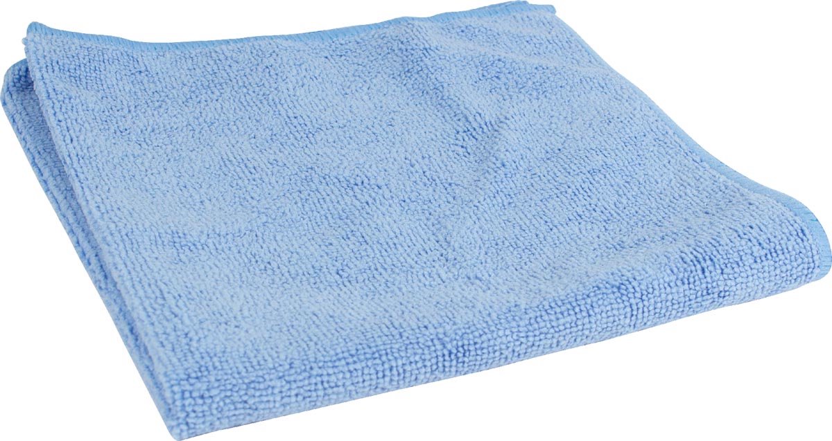 Klika Mikrofasertuch | ft 40 x 40 cm | blau | Packung mit 10 Stück