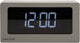 Karlsson Tischuhr im Karton – LED – warmes Grau – 25 x 7 x 12,5 cm – skandinavisch, modern