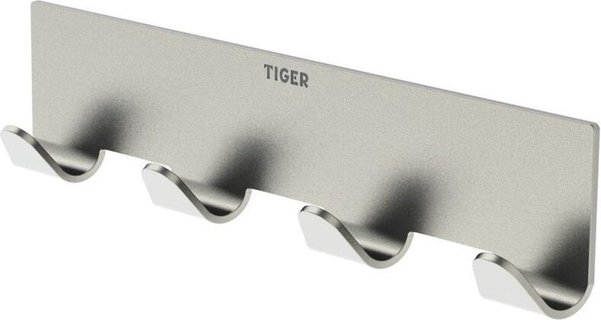 Tiger Rack Basic – Handtuchhaken – gebürsteter Edelstahl