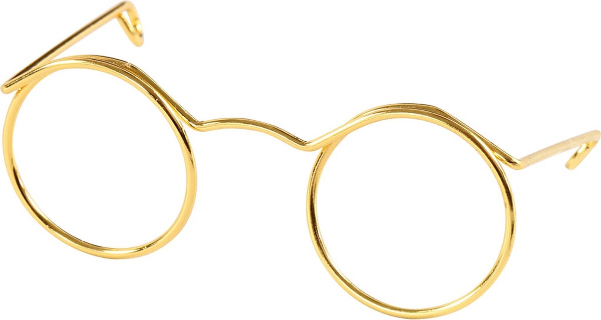 Creativ Firmengläser, B: 50 mm, Lochgröße 17 mm, Gold, 10 Stück 1 Box