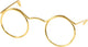Creativ Firmengläser, B: 50 mm, Lochgröße 17 mm, Gold, 10 Stück 1 Box