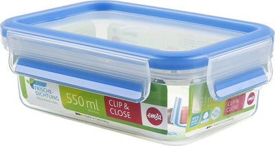 EMSA EMSA 508538 Clip Close Versholding Box 0,55L Blau