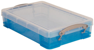 Wirklich nützliche Box 4 Liter transparent blau