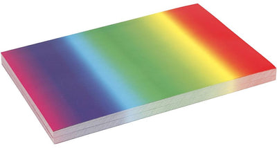 Creativ Company Regenbogenpapier, A4, Blatt 210 x 297 mm, 180 g, 100 Blatt 1 Karton