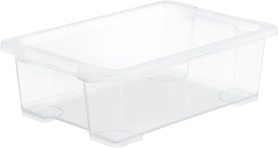 Rotho Core Basic Aufbewahrungsbox - 4er Set - stapelbar - 30 ltr