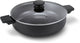 Brabantia Vanta Bratpfanne mit Deckel – ø 28 cm – Schmorpfanne – Keramik-Antihaftbeschichtung, titanverstärkt – induktionsgeeignet – 100 % PFAS-frei – Schwarz